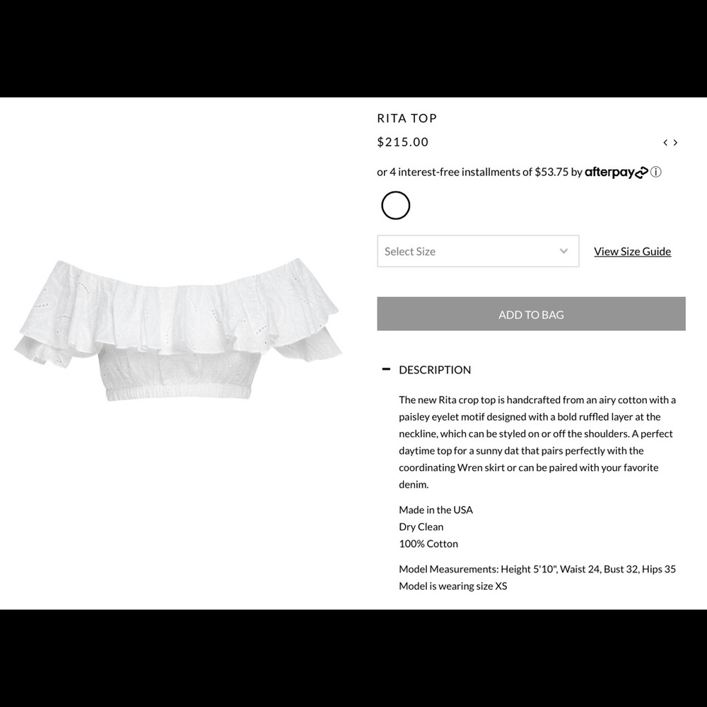 Rita Top from Misa Los Angeles